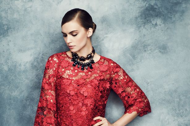 Record woman dress
